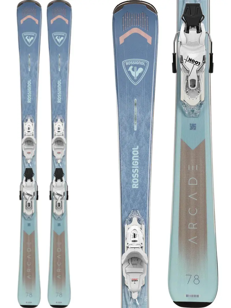 Rossignol Arcade 78 Women’S Skis With Xpress 10 Gw Bindings – 2027 1