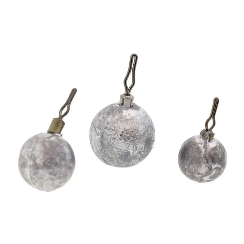 Round Lead Drop Shot Weights For Vertical Jigging 1