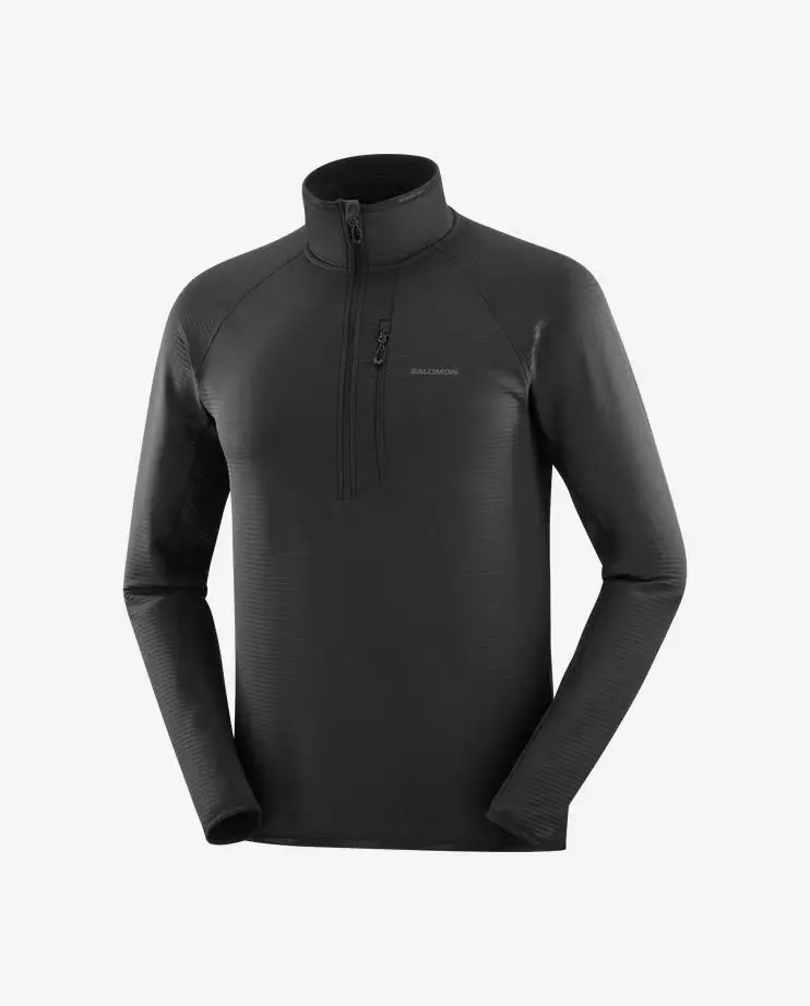 Salomon Men'S Essential Lightwarm Fleece Top – 2026 1