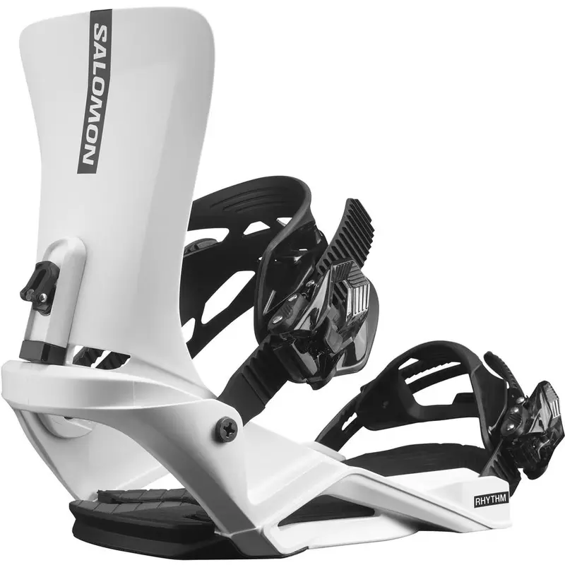Salomon Rhythm White Snowboard Bindings 2025 1