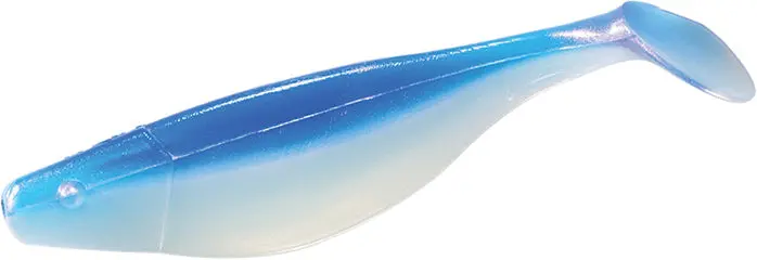 Sassy Shad Swimbaits – White Pearl With Blue Back 1
