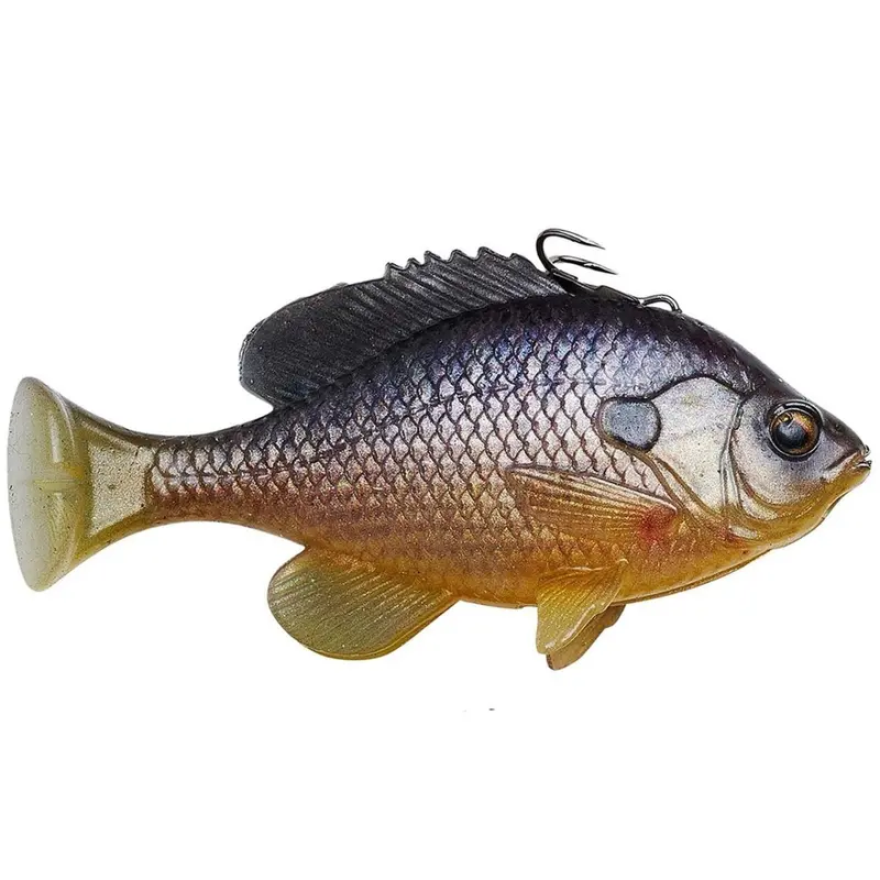 Savage Gear 3D Pulse Tail Bluegill Line-Thru Bait – 5.5", 3 Oz 1