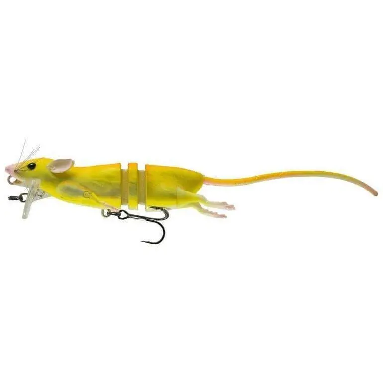 Savage Gear 3D Rat Floating Topwater Bait – 11.75-Inch, Firetiger Pattern, 2.5 Oz 1
