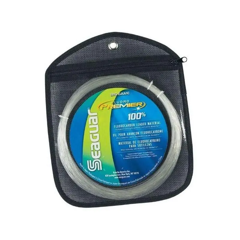 Seaguar Fluoro Premier Big Game Leader – 25-Yard Heavy-Duty Fluoro Material 1