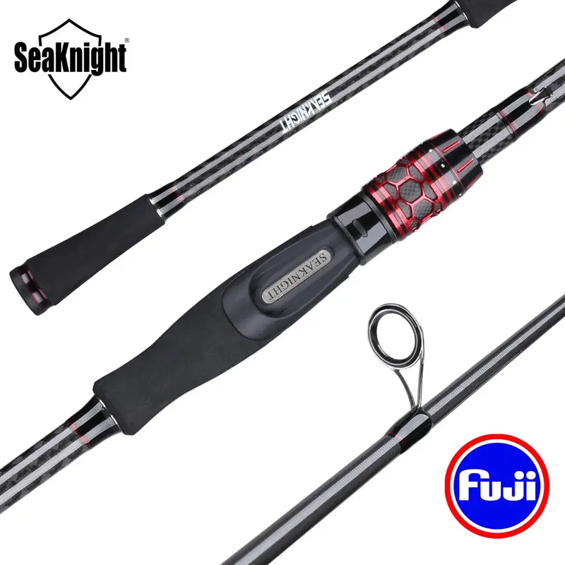 Seaknight Kraken Spinning Rod – 2.1M & 2.4M Medium-Power Carbon Two-Section Rod With Fuji Guides 1