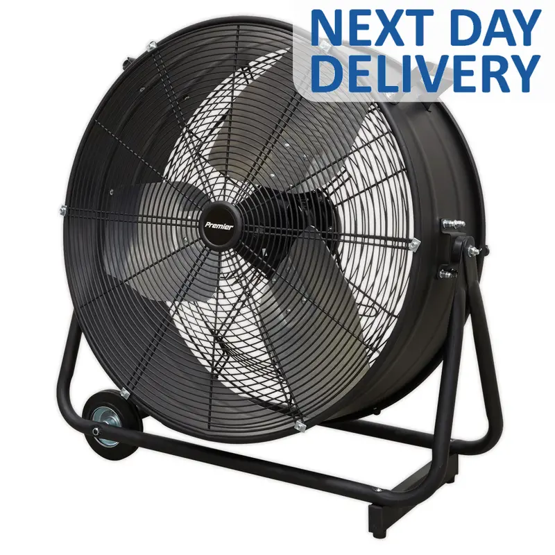 Sealey 24-Inch High-Velocity Industrial Drum Fan 1