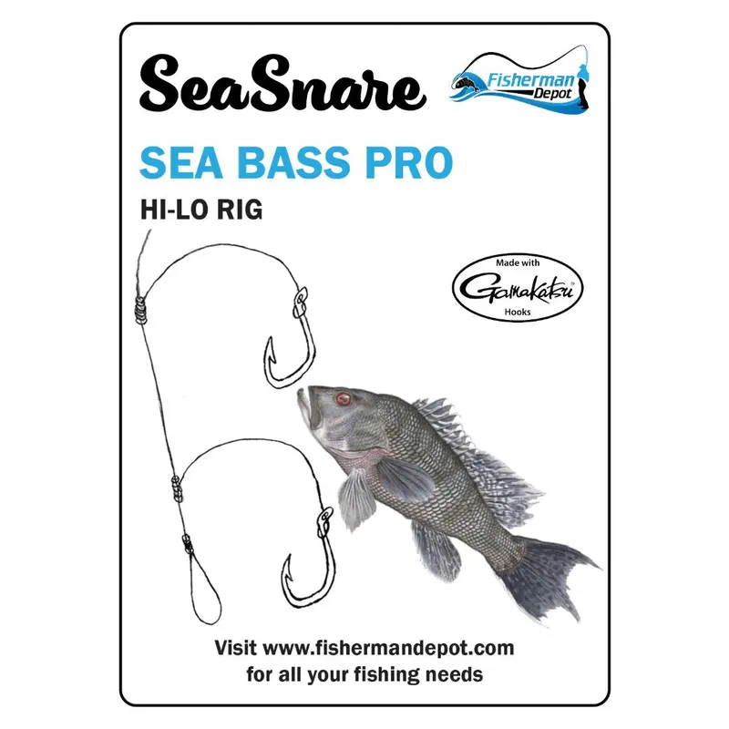 Seasnare Sea Bass Pro Hi-Lo Rig For Vertical And Drift Fishing 1