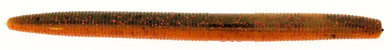 Senko Laminate Worm – Watermelon Copper Orange Red Flake 2