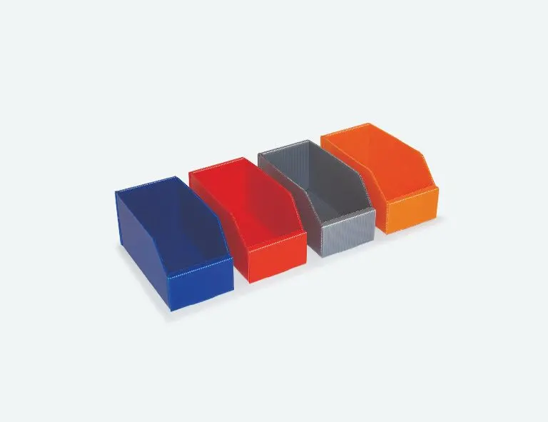 Shallow Polypropylene Parts Bin – 100 × 300 × 100Mm, 25-Count 1