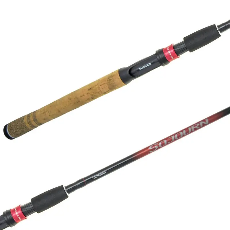 Shimano Sojourn Two-Piece Spinning Rod – 6'6", Medium-Fast Action 1