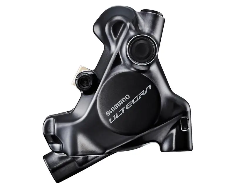 Shimano Ultegra Br-8170 Front Hydraulic Disc Brake Caliper – Flat Mount, Compatible With 140Mm Or 160Mm Rotors, Includes Finned Resin Pads 1