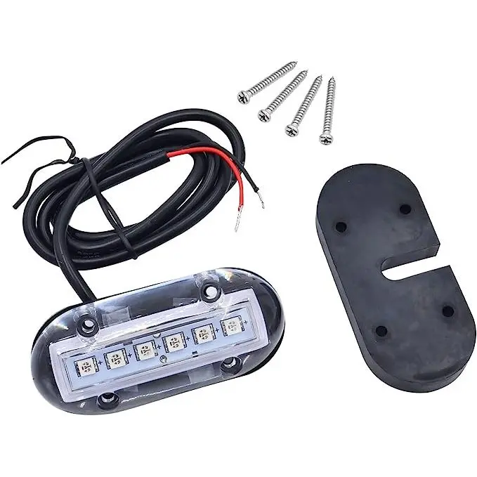 Shoreline Marine Led Underwater Fishing Light – 108-Lumen White Submersible Lamp 1