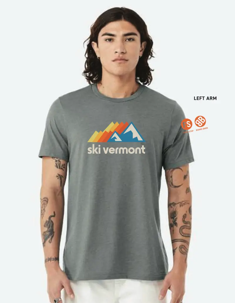 Ski Vermont Geo Graphic Short-Sleeve T-Shirt 1