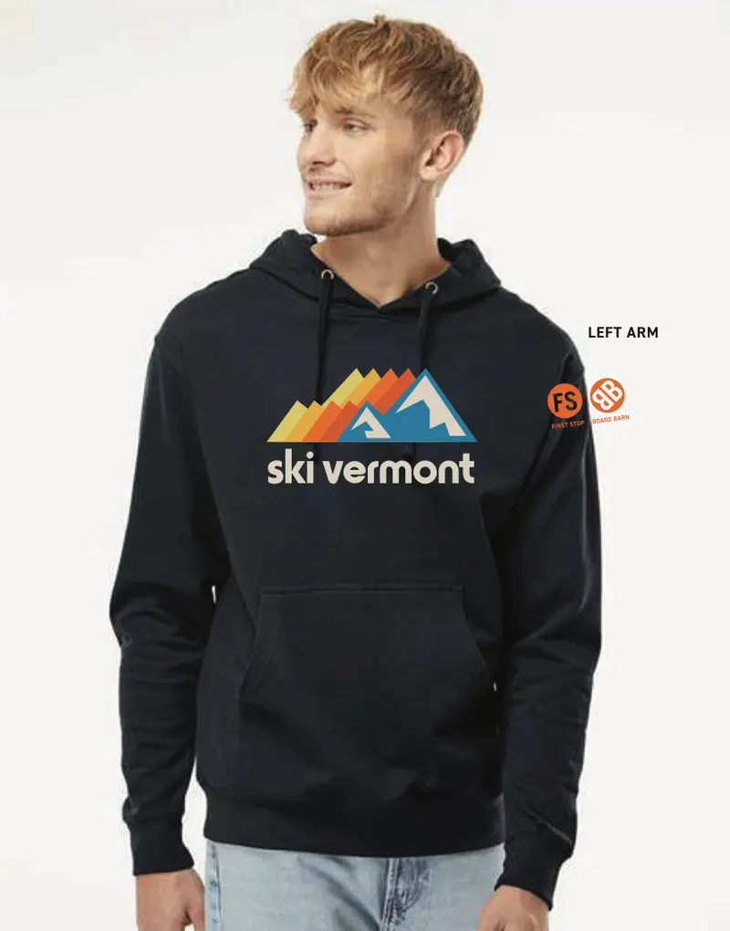 Ski Vermont Geo Hoodie – Limited-Edition Vermont-Themed Sweatshirt 1