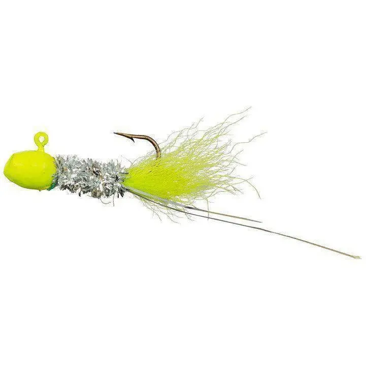 Slater’S Crappie Jig – Chartreuse & Silver, 1/16 Oz (12-Pack) 1