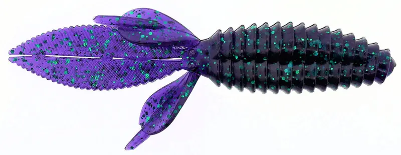 Smallie Beaver Fishing Lure – Junebug Color Option 1