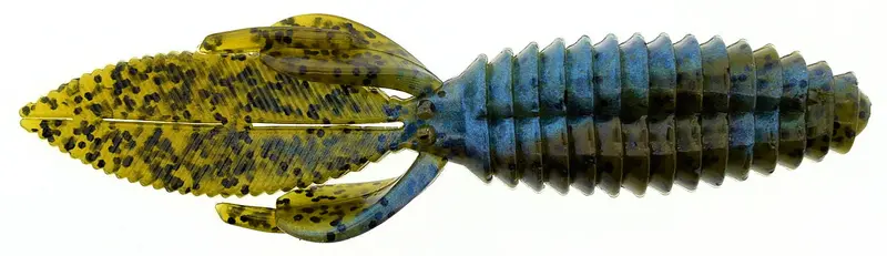 Smallie Beaver Fishing Lure – Magic Craw Swirl Pattern 1