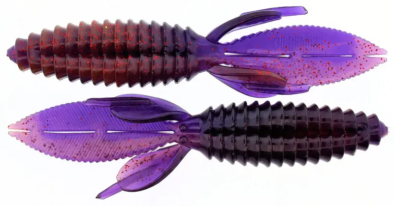 Smallie Beaver Fishing Lure – Oxblood Finish 1