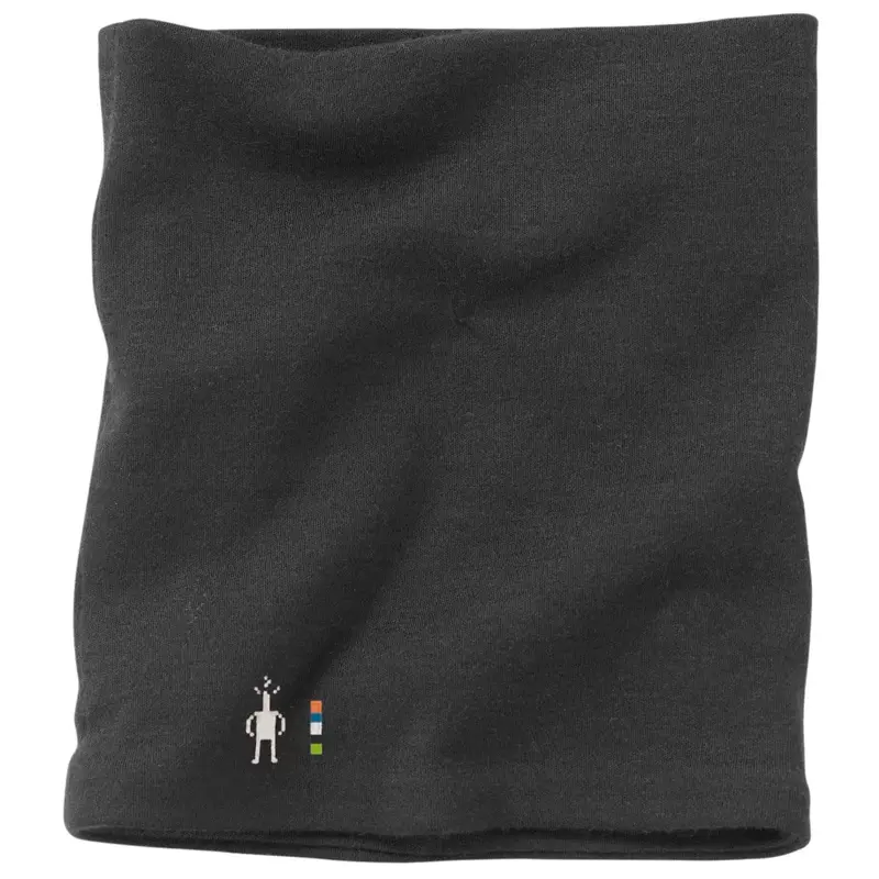 Smartwool Kids’ Merino Wool Neck Gaiter – Lightweight Black Buff 1