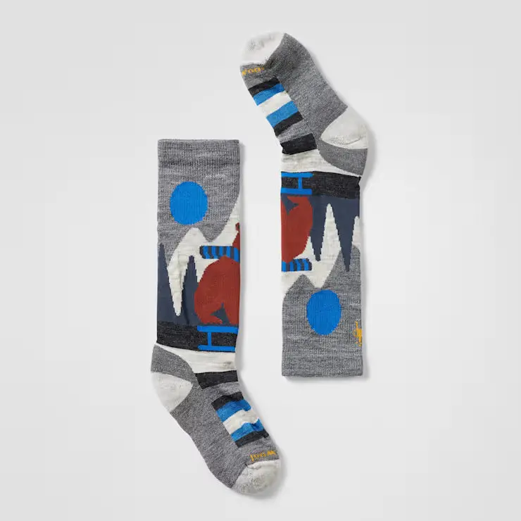 Smartwool Kids' Ski Lc Sleigh Bear Over-The-Calf Socks 1