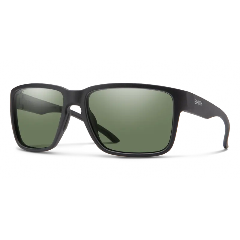 Smith Emerge Sunglasses – Matte Black Frame With Chromapop Polarized Gray-Green Lenses 1