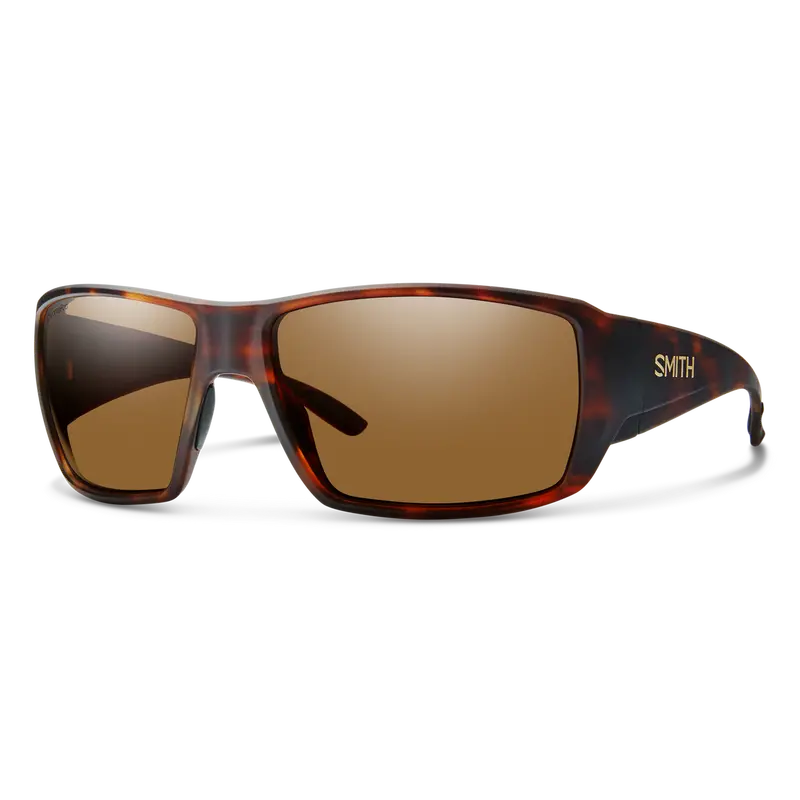 Smith Guide’S Choice Sunglasses – Matte Tortoise Frame With Chromapop Glass Polarized Brown Lenses 1