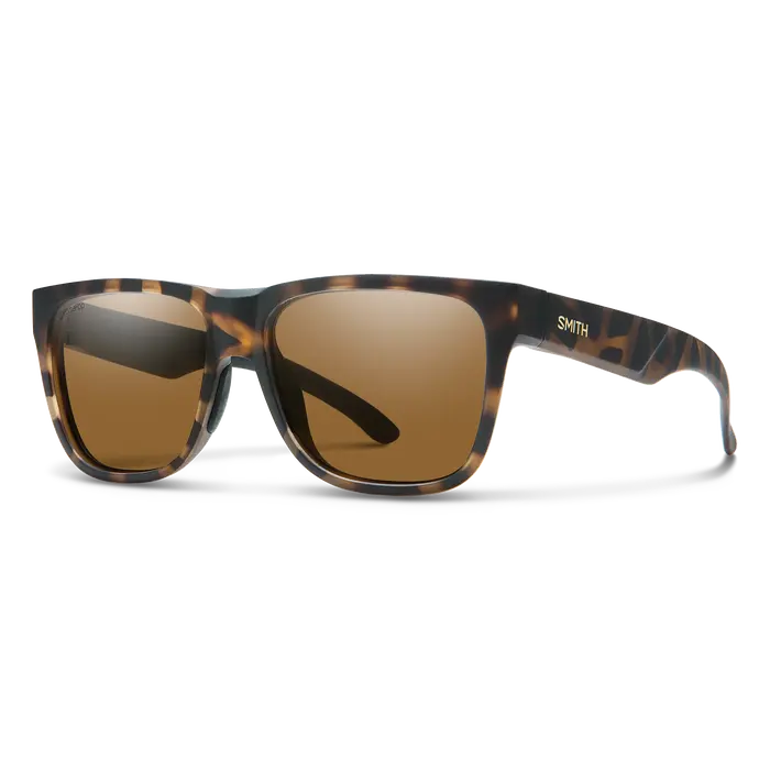 Smith Lowdown 2 Sunglasses – Matte Tortoise Frame With Chromapop Polarized Brown Lenses 1