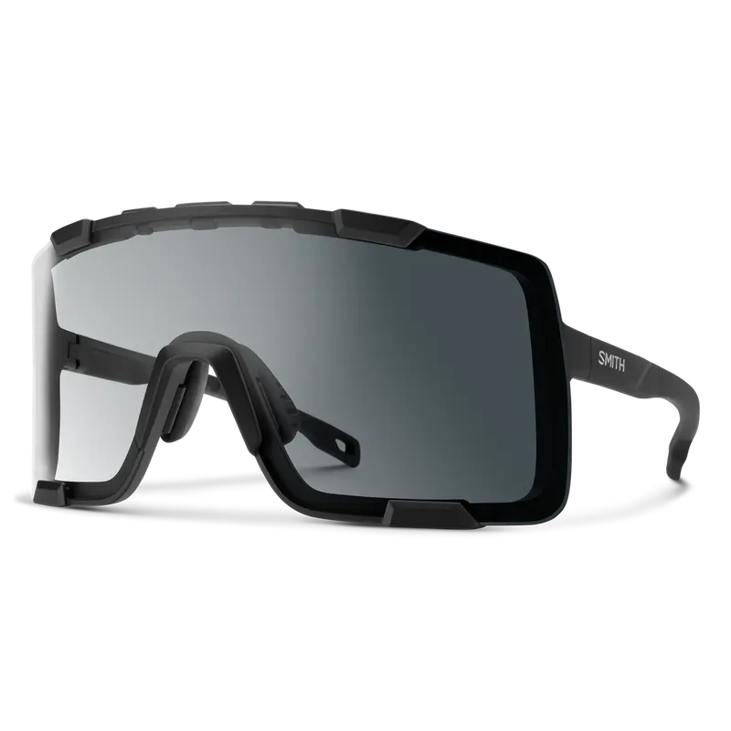 Smith Syncline Sunglasses – Matte Black Frame With Chromapop Photochromic Clear-To-Gray Lenses 1
