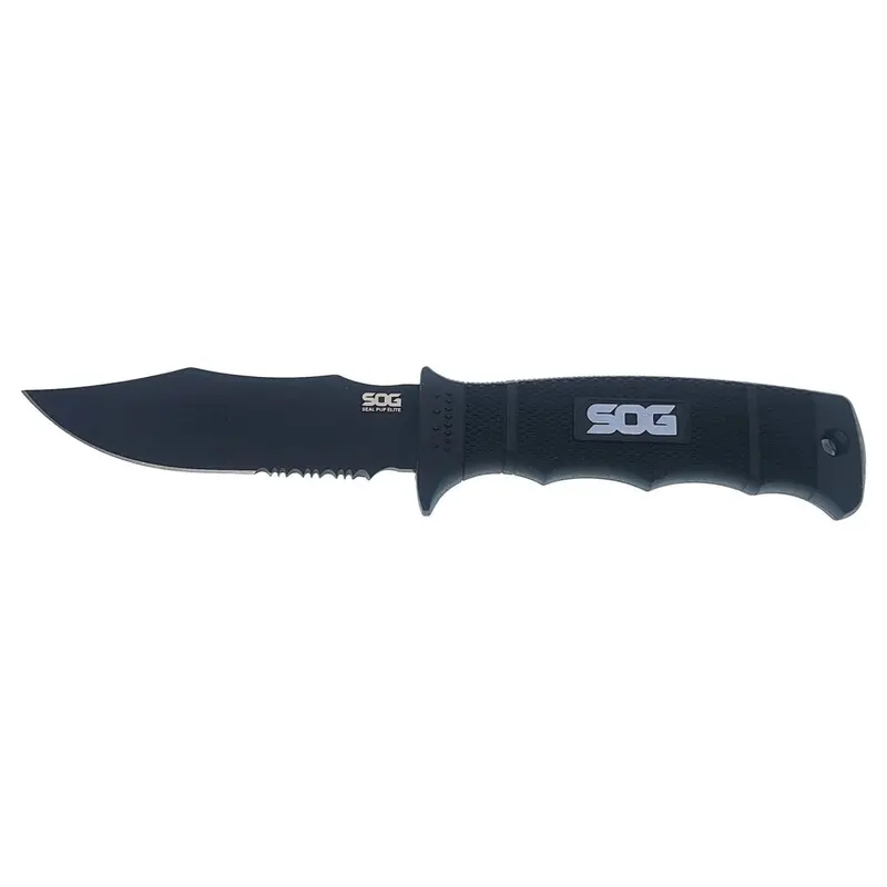 Sog Seal Pup Fixed-Blade Knife – 9" Tactical Blade With Sheath 1