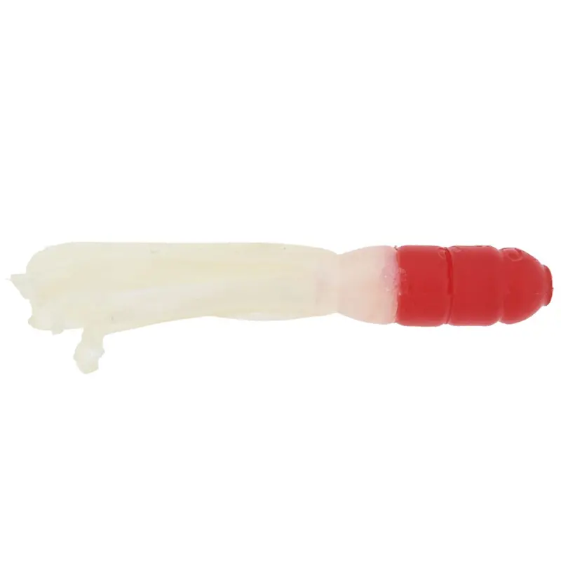 Solid-Body Crappie Tube In Red And White 1