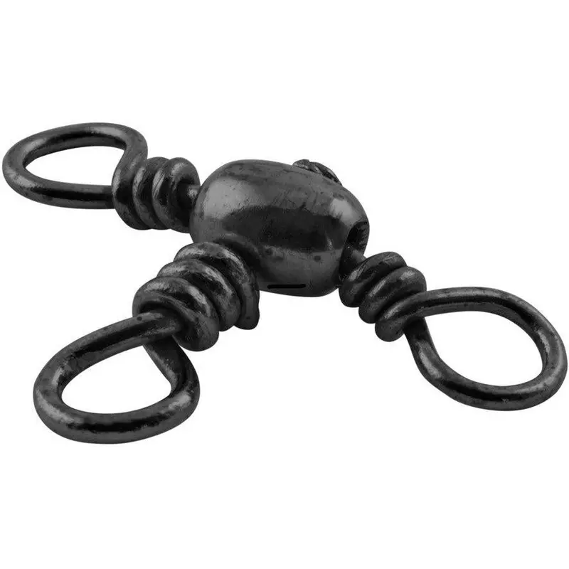 South Bend Bcs-2 Black Crossline Swivels – Size 2, 3-Pack 1