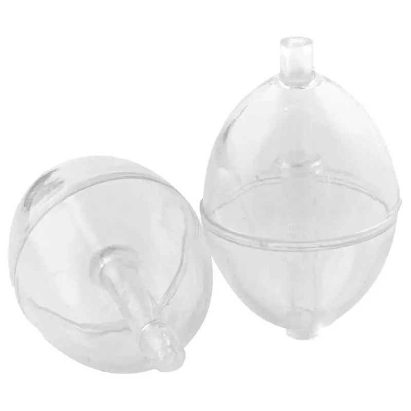 South Bend Slip Cast Spin Float – 2.5-Inch Clear, 12-Pack 1