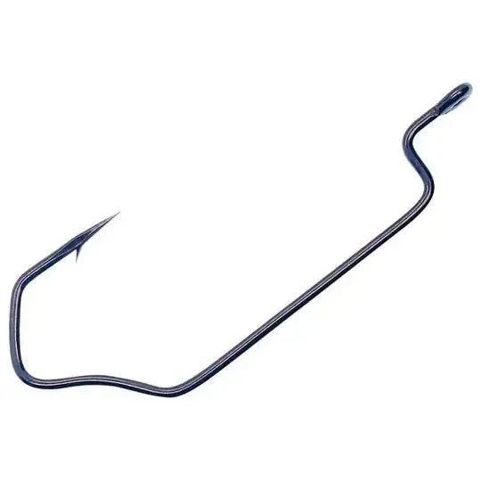 Spearpoint Performance Offset Worm Hook – Heavy-Duty Worm Rigging Hook, 6-Pack 1
