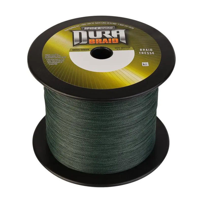 Spiderwire Dura Braid Fishing Line – 40 Lb Test, 3000 Yards, Moss Green 1