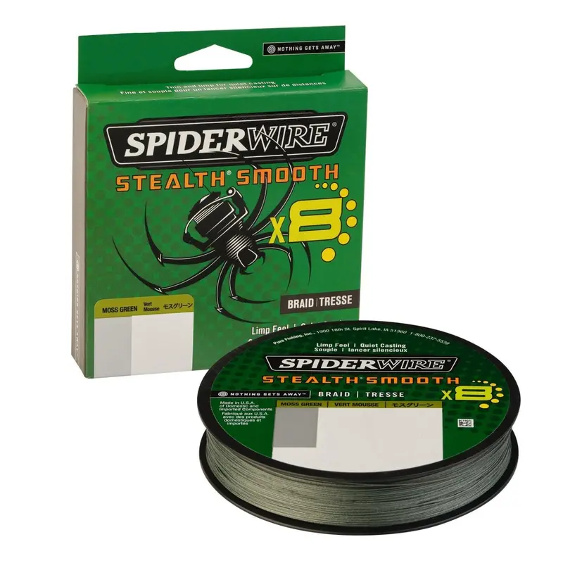 Spiderwire Stealth Smooth Braided Line – 15 Lb Test, Moss Green, 125 Yards 1