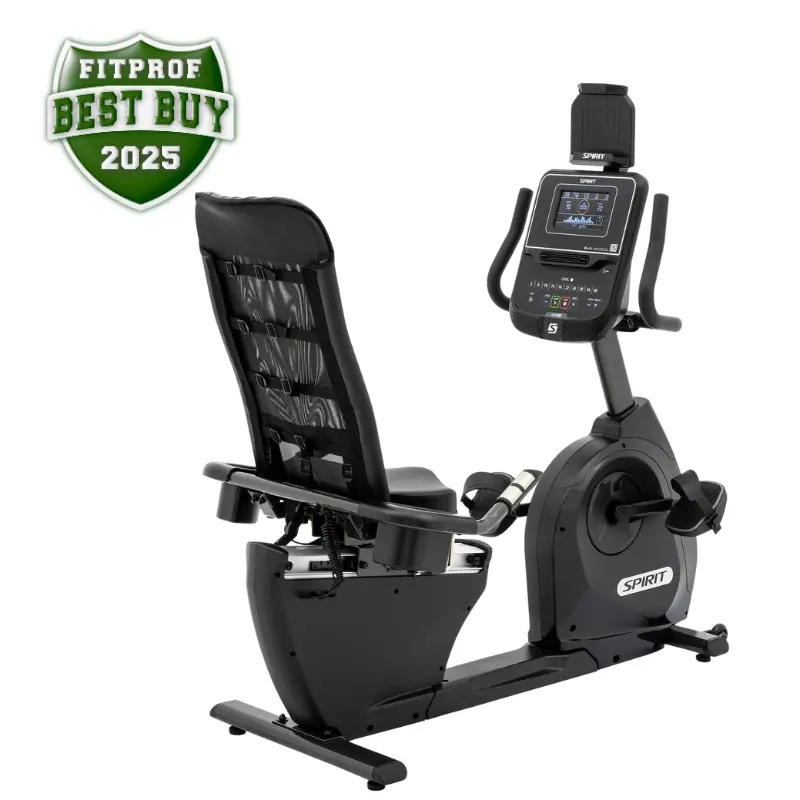Spirit Xbr95 Premium Recumbent Bike With Advanced Console 1