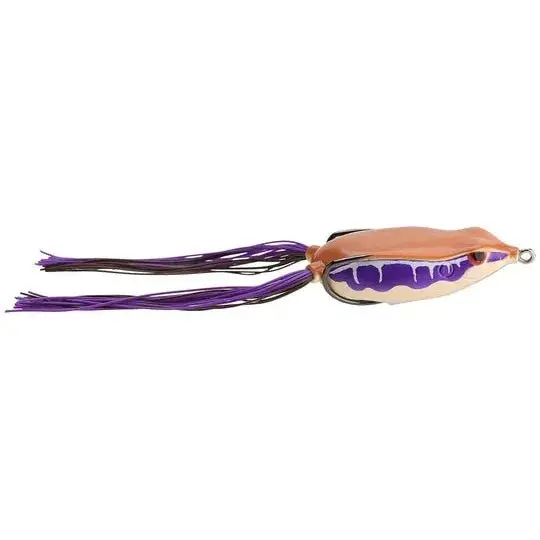 Spro Dean Rojas Bronzeye Frog Jr – 2.375-Inch, 0.5-Ounce Hollow-Belly Topwater Frog In Barney Camo 1