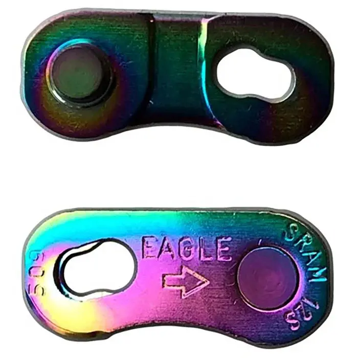 Sram Eagle 12-Speed Powerlock Chain Connecting Link – Rainbow Anodized (Single Unit) 1