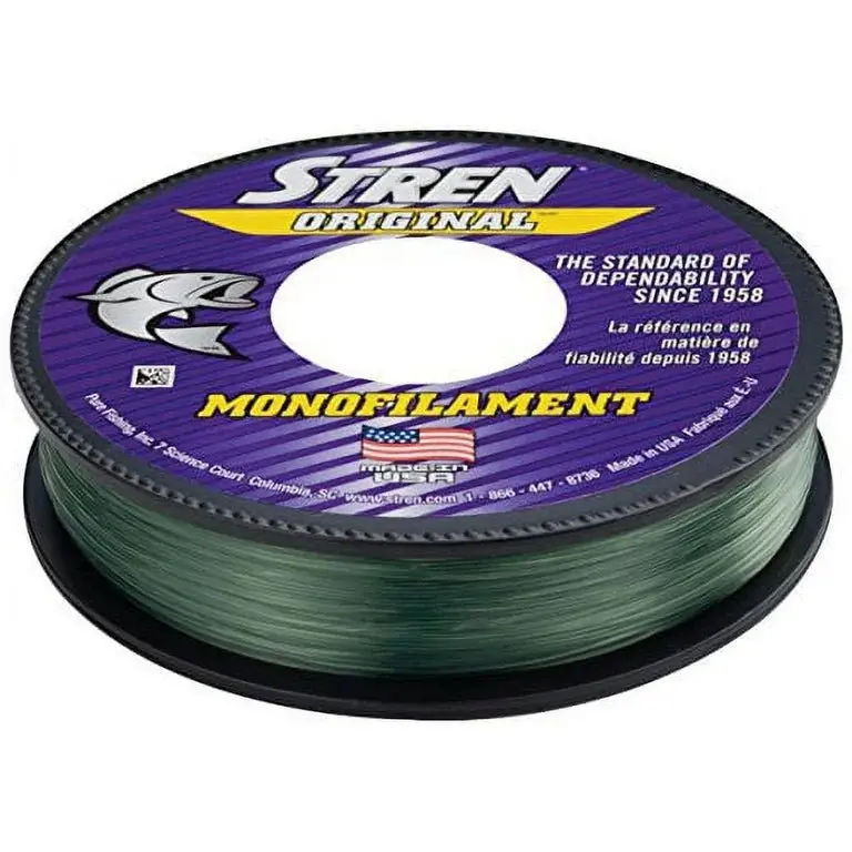 Stren Original Monofilament Fishing Line – 4 Lb Test, 100 Yards, Low-Visibility Green 1