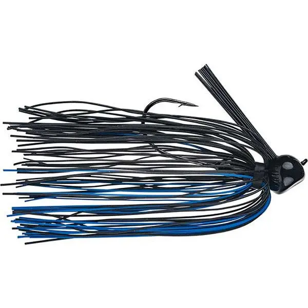 Strike King J-Lee Comeback Jig – 3/4 Oz Black/Blue, Single Unit 1