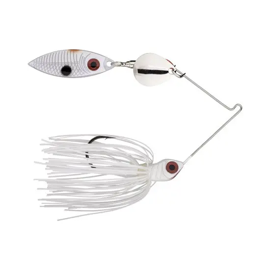 Strike King Redeye Special Spinnerbait – 3/16 Oz, White Finish 1