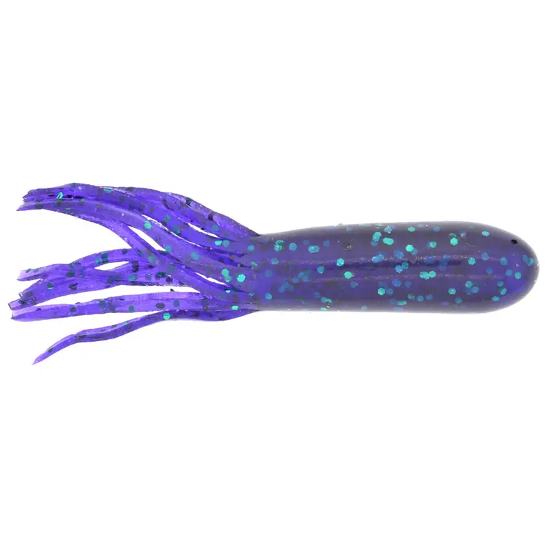 Stubby Salt Tube Soft Bait In Junebug 1