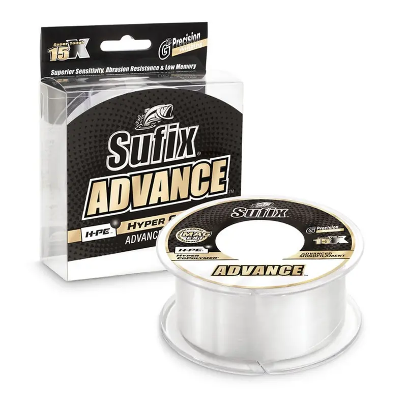 Sufix Advance Hyper Co-Polymer Monofilament – 330-Yard Spool