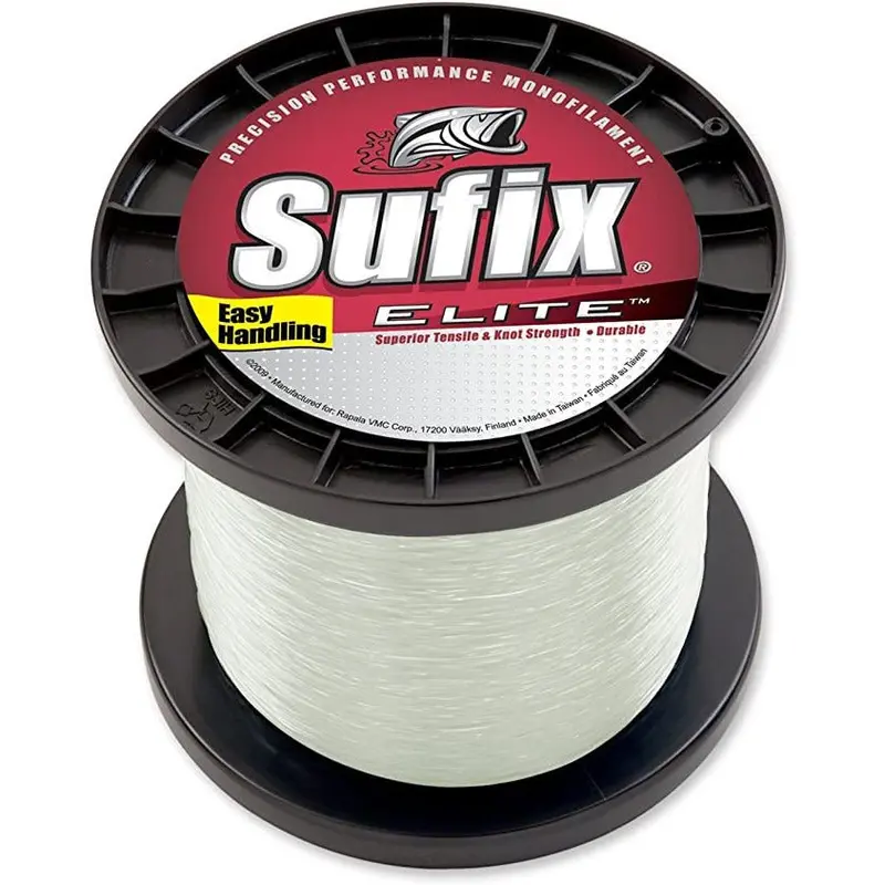 Sufix Elite Monofilament Fishing Line – 8 Lb Test, 3000 Yards, Clear 1