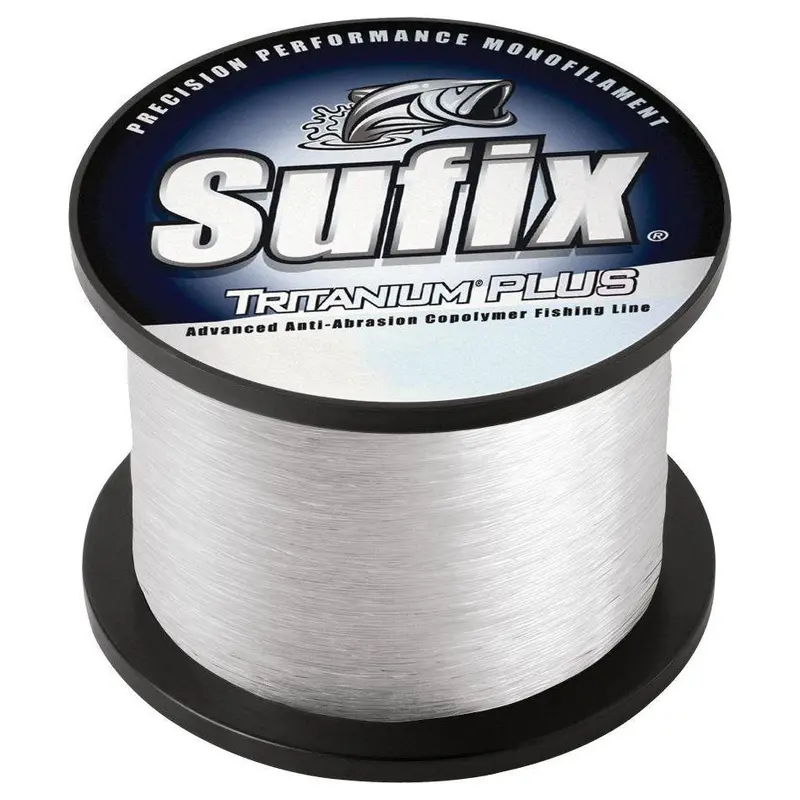 Sufix Tritanium Plus Monofilament – 1-Lb Spool, High-Strength 1