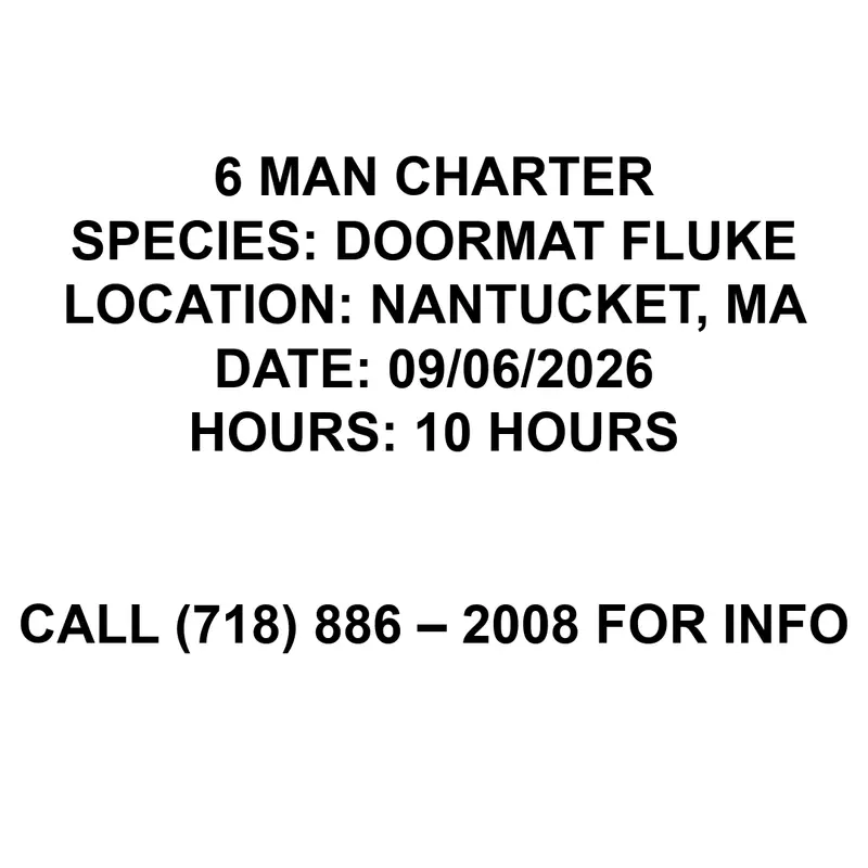 Summer Fluke Fishing Charter – June 9, 2026 1