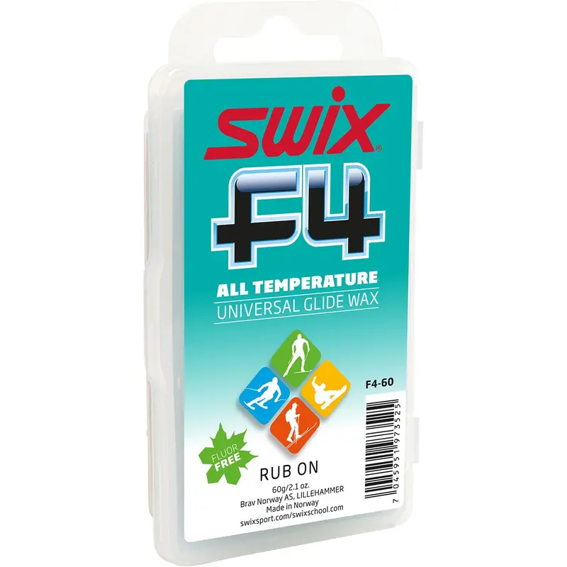 Swix F4 Universal Glide Wax – Rub-On Application Version 1