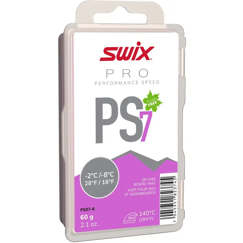 Swix Ps7 Violet Ski Wax – Temperature Range: 28°F To 18°F (60G) 1