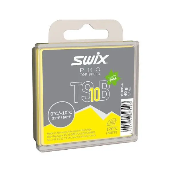 Swix Ts10B Temperature-Specific Ski Wax – Blue, 40G, Optimal For 32–50°F 1