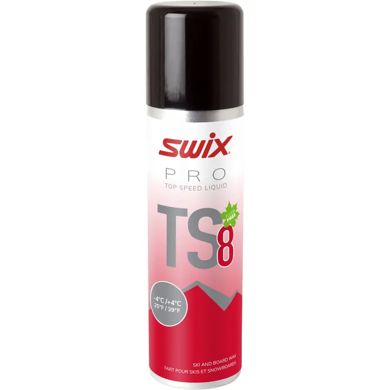 Swix Ts8 Liquid Ski Wax – Red Variant, 50Ml, Ideal For 25–39°F Temperatures 1